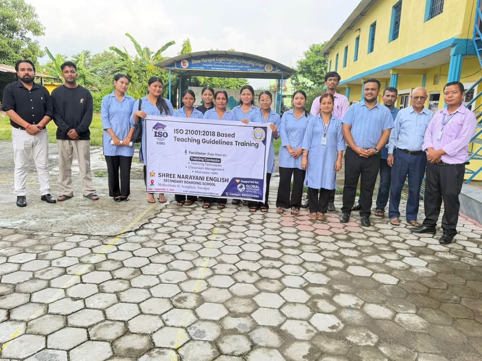ISO 21001:2018 teaching guidelines training at Shree Narayani English Secondary Boarding School, Nawalpur